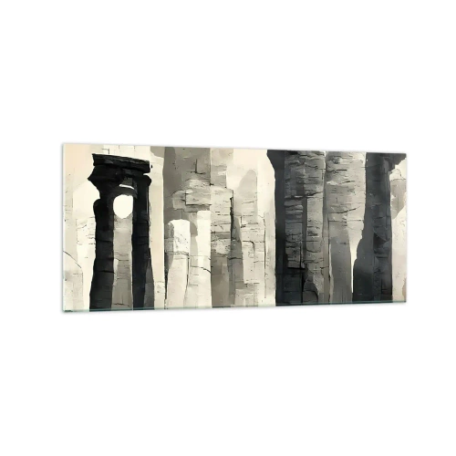 Schilderen op glas - De majesteit van de oudheid - 120x50 cm
