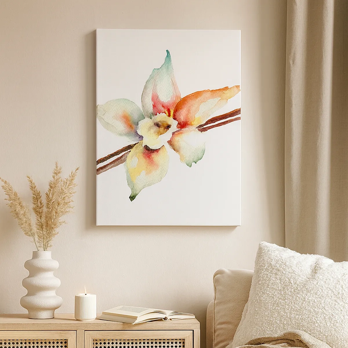 Schilderen op canvas - Zoetheid gemorst met verf - 50x70 cm