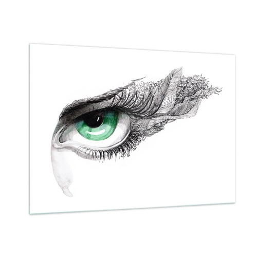 Schilderen op glas - Mooi en klaar om aan te vallen - 100x70 cm