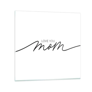 Schilderen op glas - Grote emotie - 30x30 cm