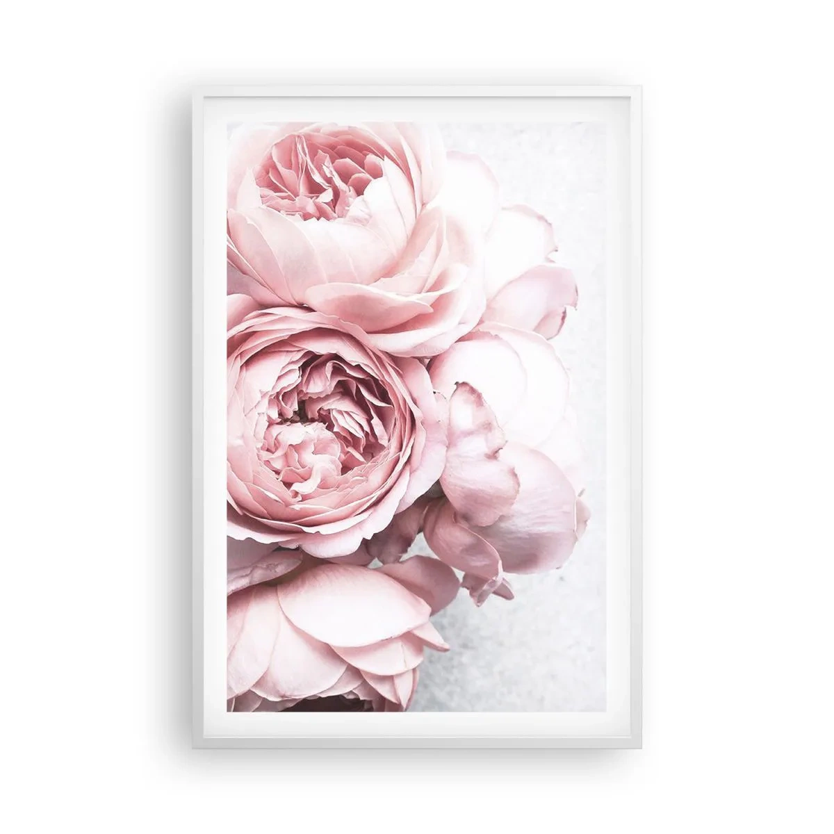 Poster in een witte lijst - Voor romantici - 61x91 cm