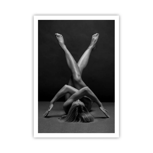 Poster - De geometrie van naaktheid - 70x100 cm