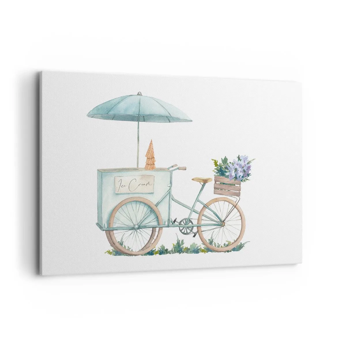 Schilderen op canvas - Zoete herinnering aan de zomer - 120x80 cm