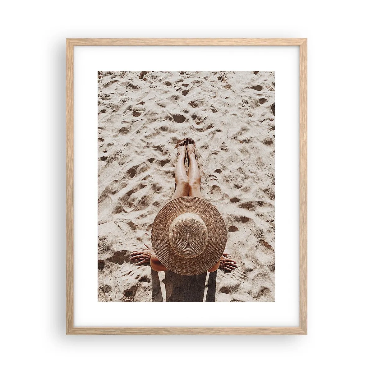 Een poster in een licht eiken lijst - De perfecte tijd - 40x50 cm