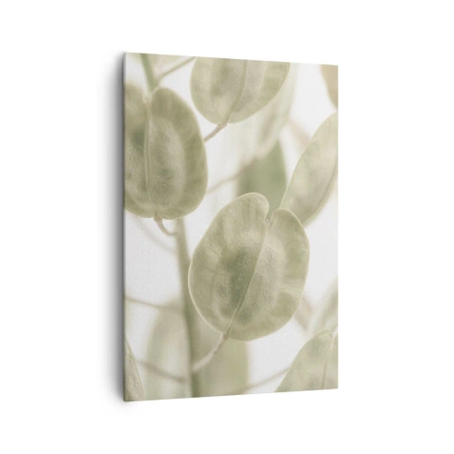 Schilderen op canvas - In het begin waren er bladeren... - 70x100 cm