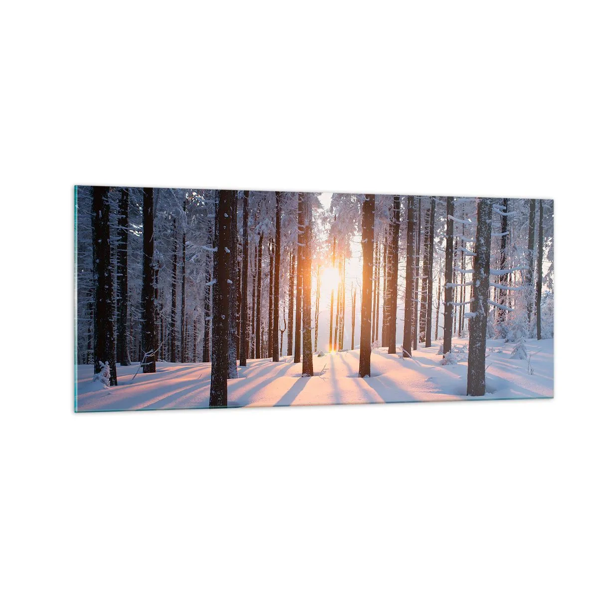 Schilderen op glas - Duidelijk in zwart-wit - 100x40 cm