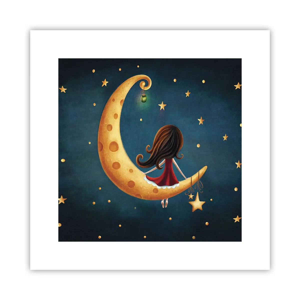 Poster - Een keer… - 30x30 cm