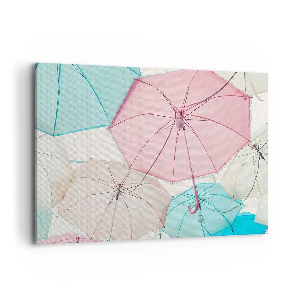 Schilderen op canvas - Soms zon, soms regen - 100x70 cm