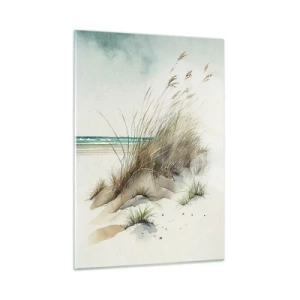 Schilderen op glas - Bedekt met zand - 50x70 cm