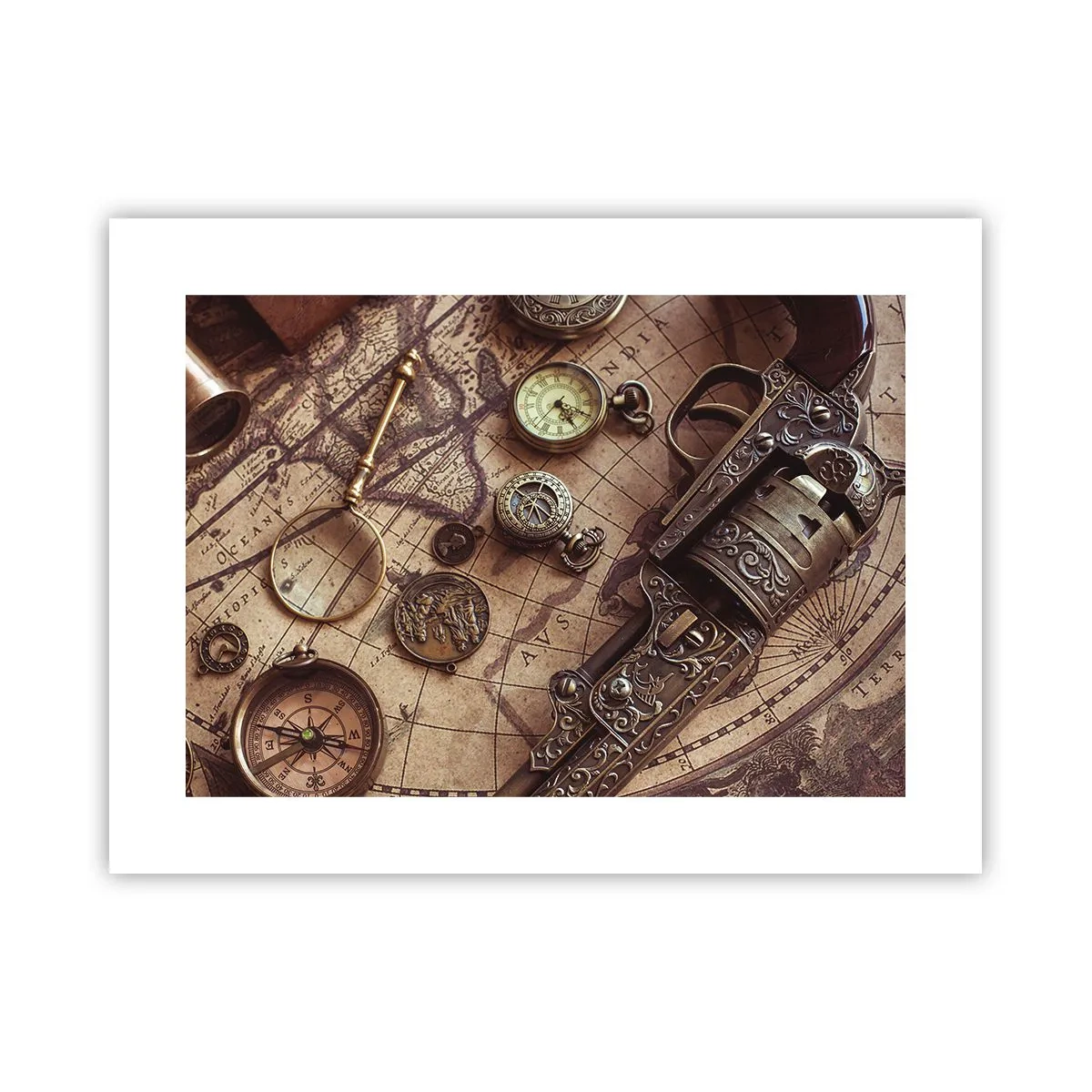 Poster - Avontuur roept - 40x30 cm