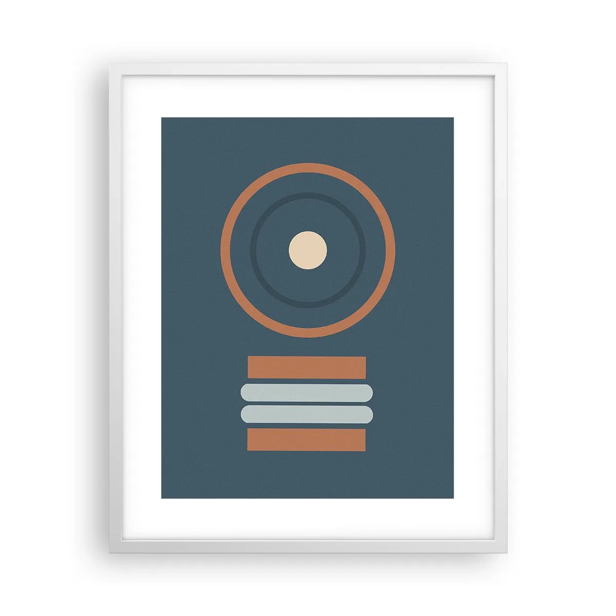 Poster in een witte lijst - De essentie van dingen - 40x50 cm