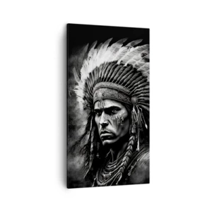 Schilderen op canvas - Een leider en strijder - 45x80 cm