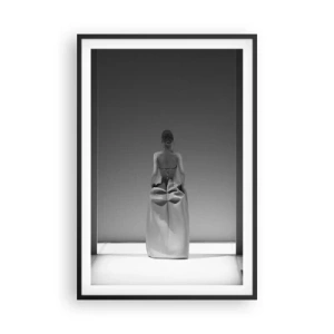 Poster in een zwarte lijst - Verfijnde eenvoud - 61x91 cm