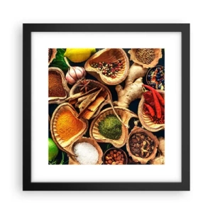 Poster in een zwarte lijst - Neem wat je wilt - 30x30 cm