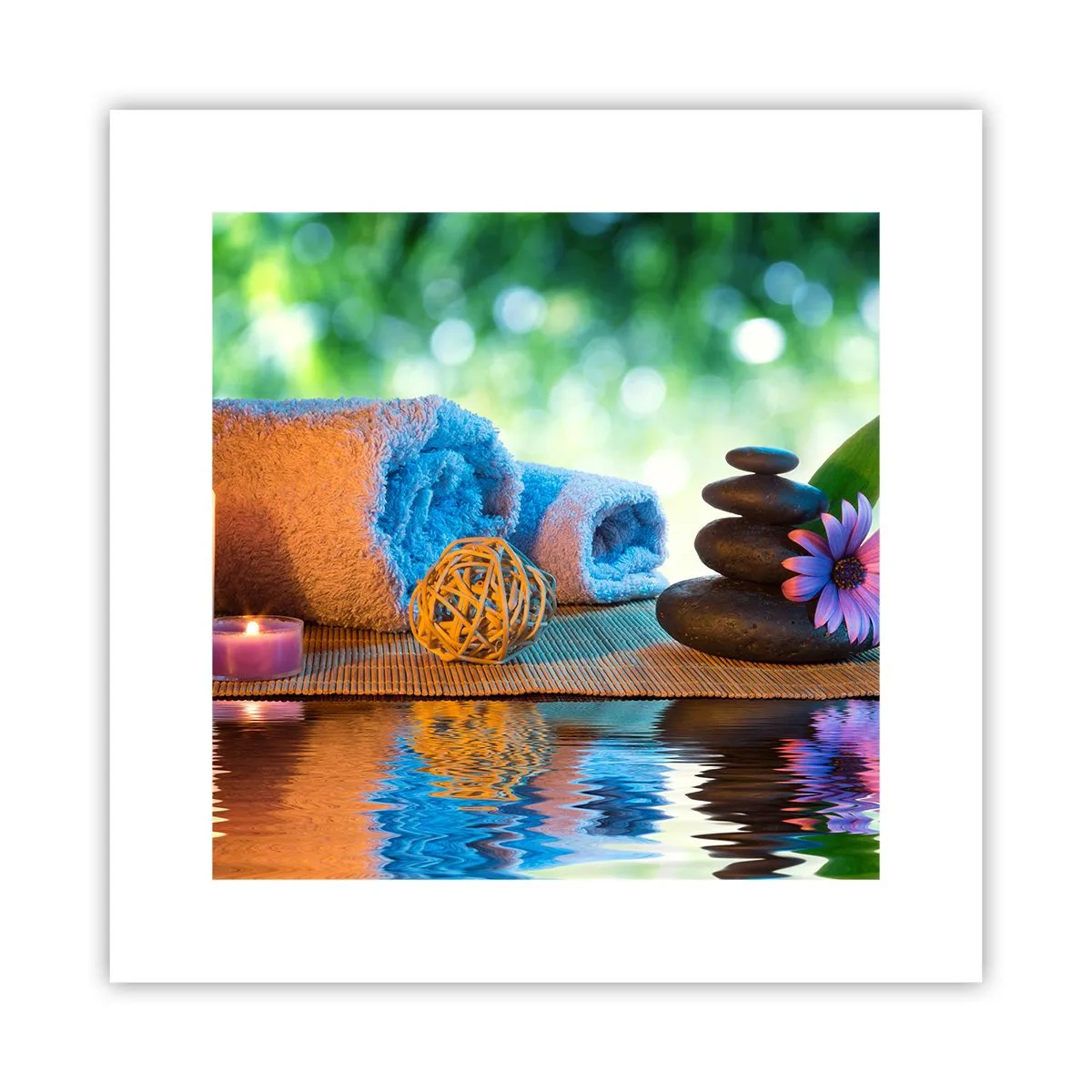 Poster - Tijd voor het lichaam - 30x30 cm