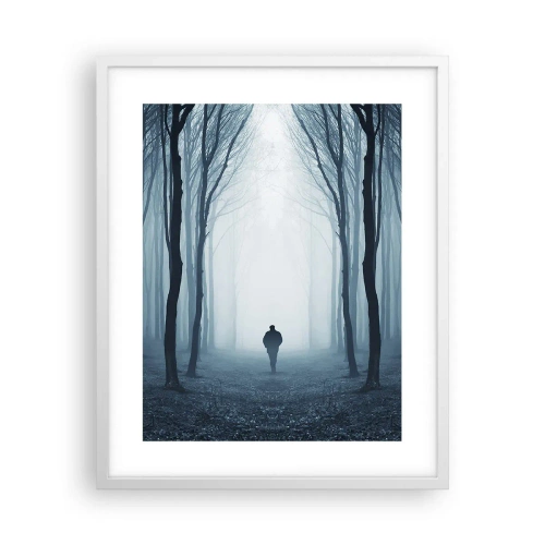 Poster in een witte lijst - En alles is eenvoudig en duidelijk - 40x50 cm