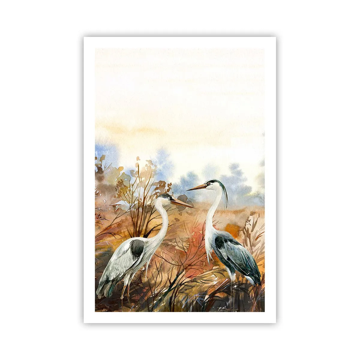 Poster - Waarheen in de herfst? - 61x91 cm