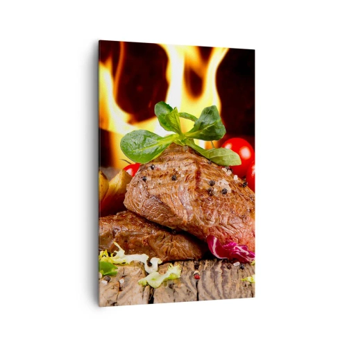 Schilderen op canvas - Opgewekt door hitte - 80x120 cm