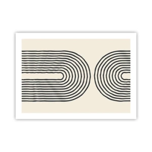 Poster - In een ogenblik ... - 70x50 cm