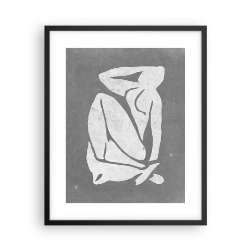 Poster in een zwarte lijst - In reflectie - 40x50 cm