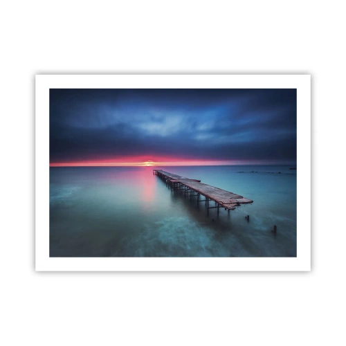 Poster - Tussen hemel en aarde - 70x50 cm