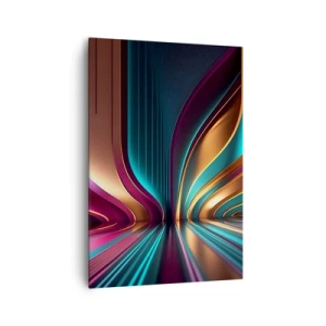 Schilderen op canvas - Architectuur van licht - 70x100 cm