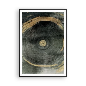 Poster in een zwarte lijst - Veranderen en zijn - 70x100 cm