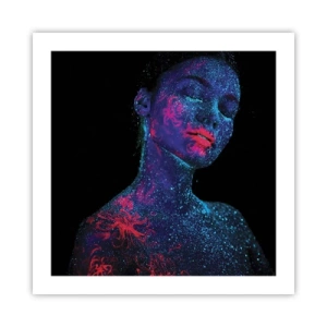 Poster - in sterrenstof - 50x50 cm