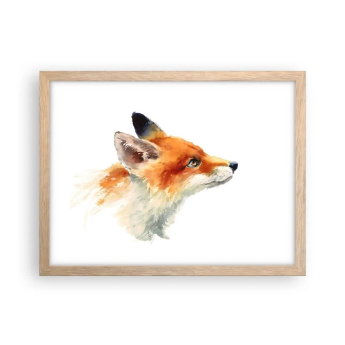 Een poster in een licht eiken lijst - Je kunt nooit voorzichtig genoeg zijn - 40x30 cm