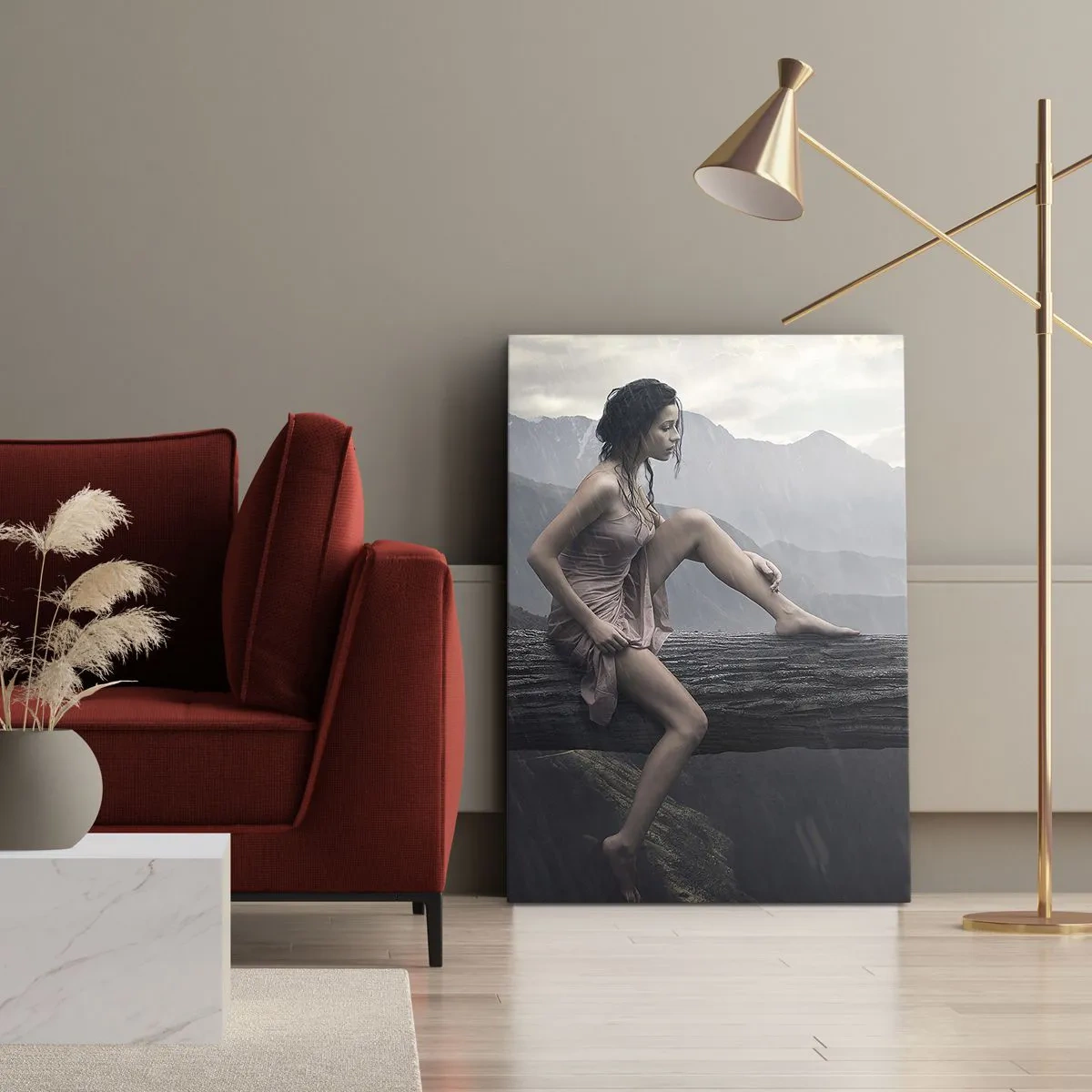 Schilderen op canvas - Pieken van schoonheid - 50x70 cm