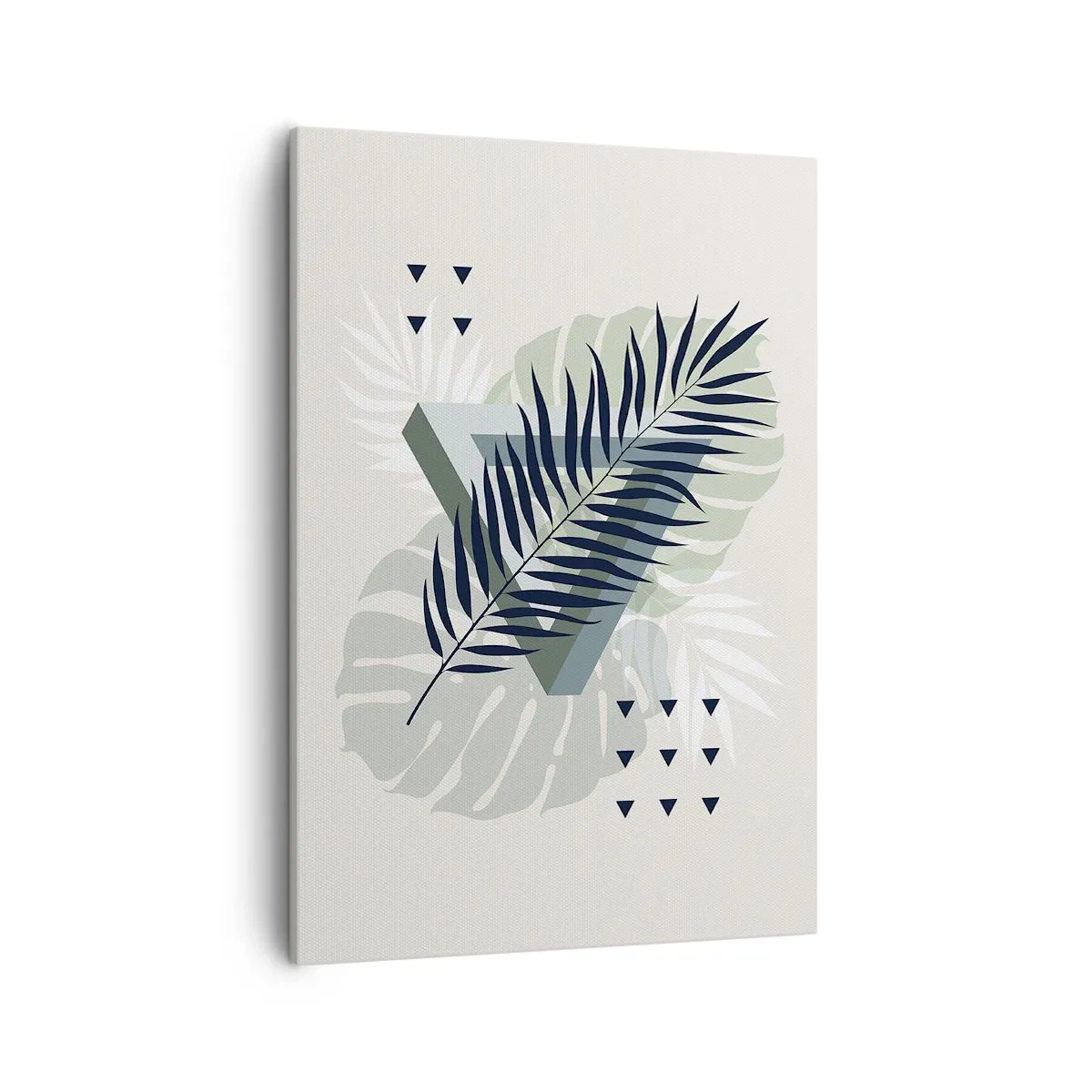 Schilderen op canvas - Natuur en geometrie - twee orden? - 50x70 cm
