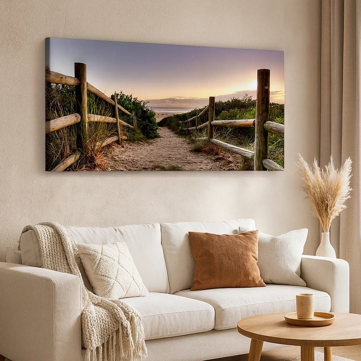 Schilderen op canvas - Het doel is al zichtbaar - 30x30 cm