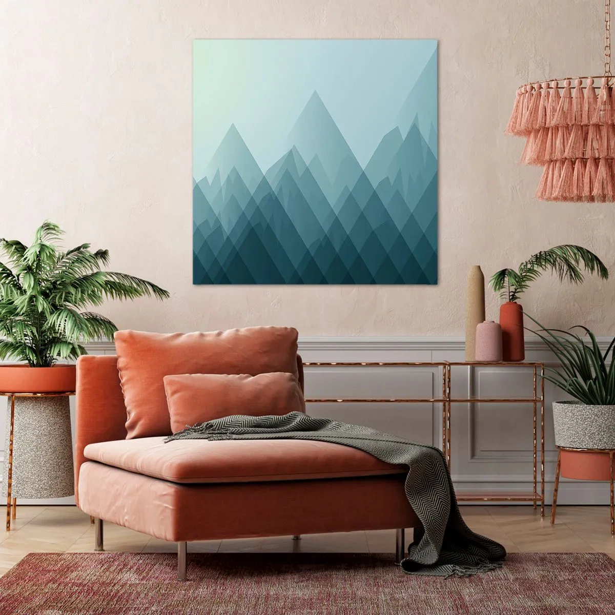 Schilderen op canvas - Groot, groter, grootst - 70x70 cm