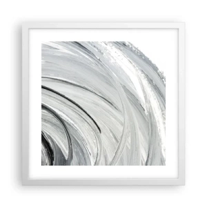 Poster in een witte lijst - Orbitale samenstelling - 40x40 cm