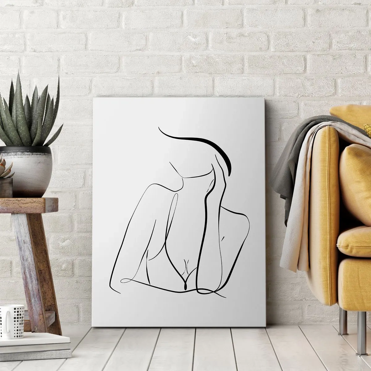 Schilderen op canvas - Op de golf van dromen - 50x70 cm
