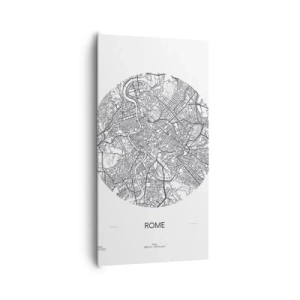 Schilderen op canvas - Anatomie van Rome - 65x120 cm