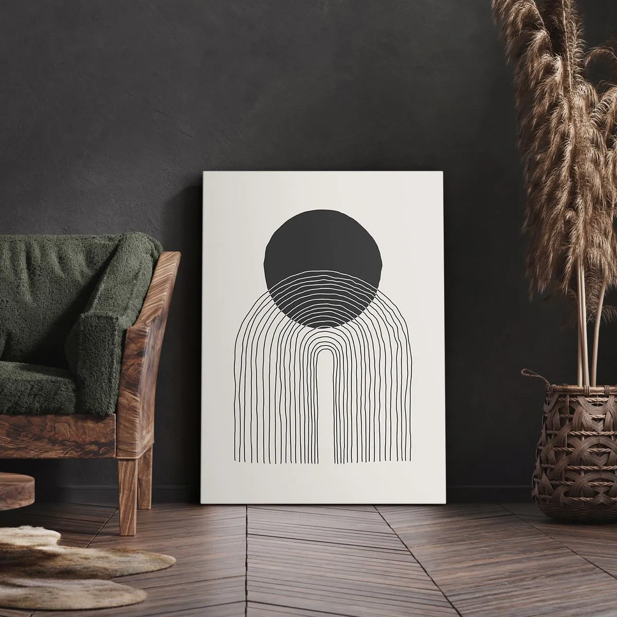 Schilderen op canvas - Bibberen en vertrouwen - 50x70 cm