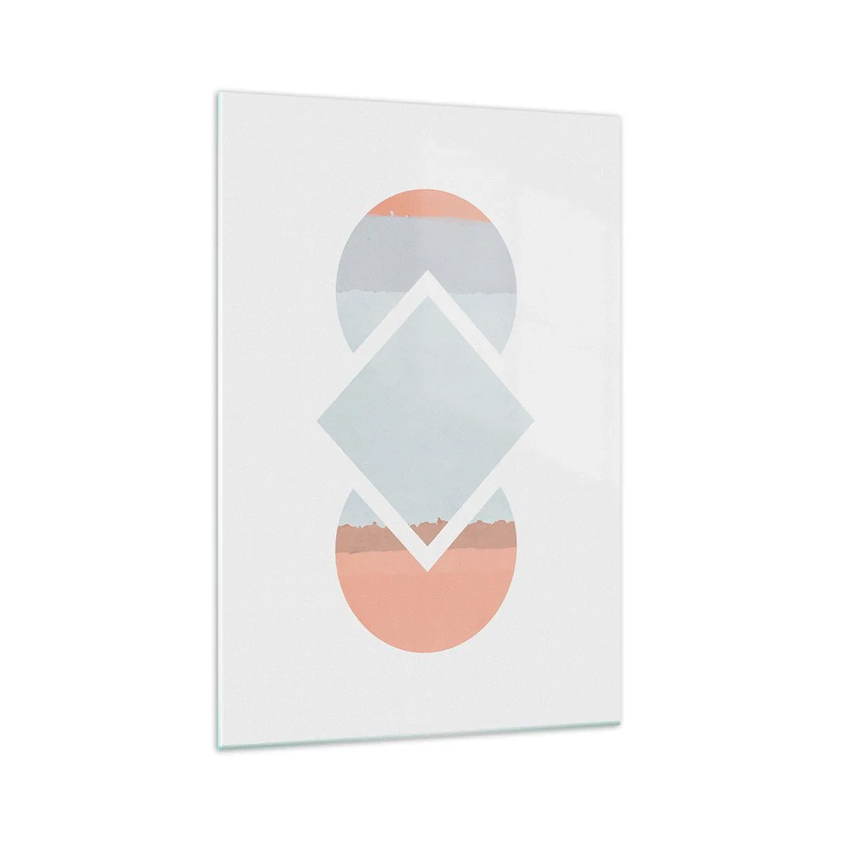 Schilderen op glas - De situatie is duidelijk - 70x100 cm