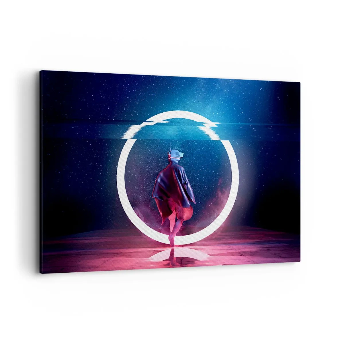 Schilderen op canvas - Tussen werelden - 120x80 cm