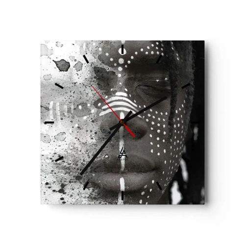 Wandklok - Klok - Ontdek de oergeest - 40x40 cm