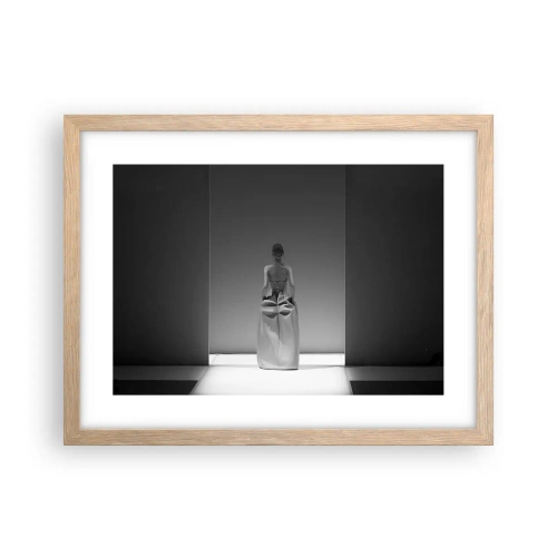 Een poster in een licht eiken lijst - Verfijnde eenvoud - 40x30 cm