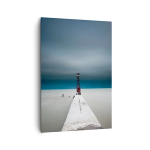 Schilderen op canvas - Om de uitgestrektheid te ontmoeten - 70x100 cm