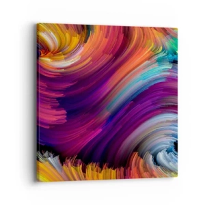 Schilderen op canvas - Het begin van een nieuwe wereld - 40x40 cm