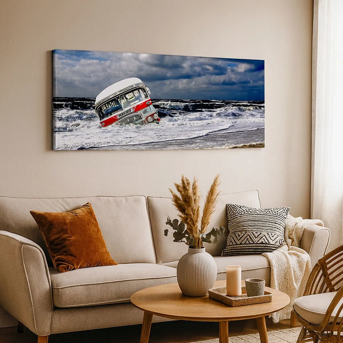 Schilderen op canvas - En je bent verrast? - 100x40 cm