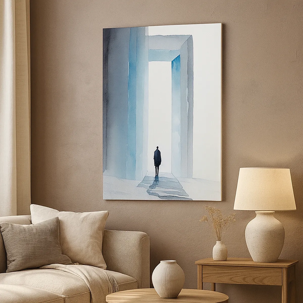 Schilderen op canvas - Leef zonder grenzen - 50x70 cm