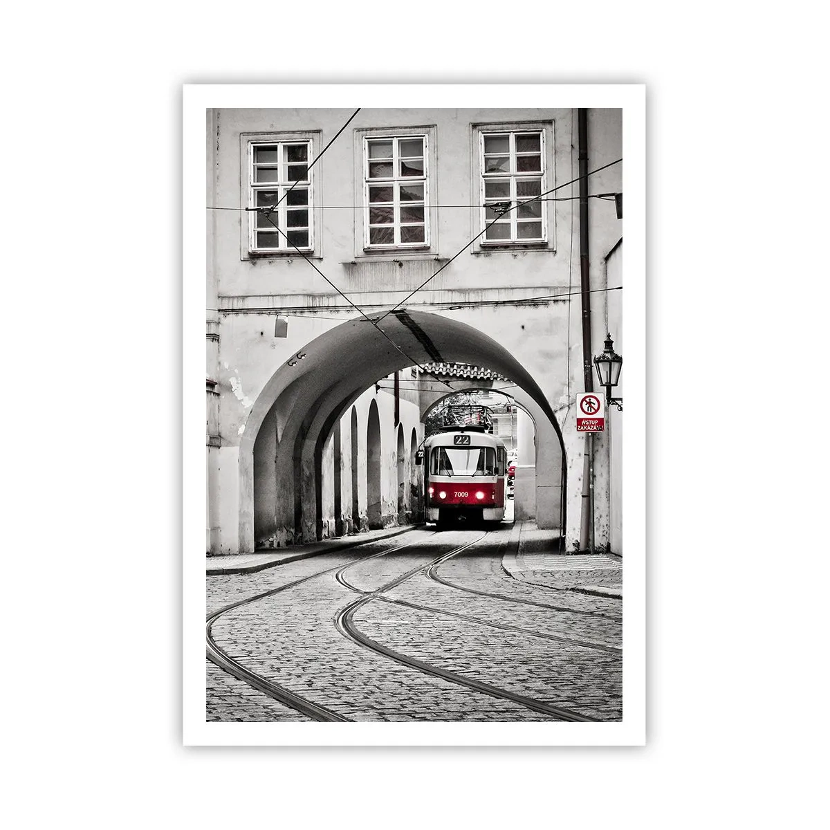 Poster - Door het doolhof van de stad - 70x100 cm