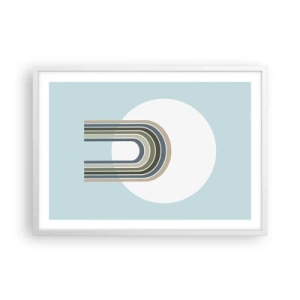 Poster in een witte lijst - Onweerstaanbare aantrekkingskracht - 70x50 cm