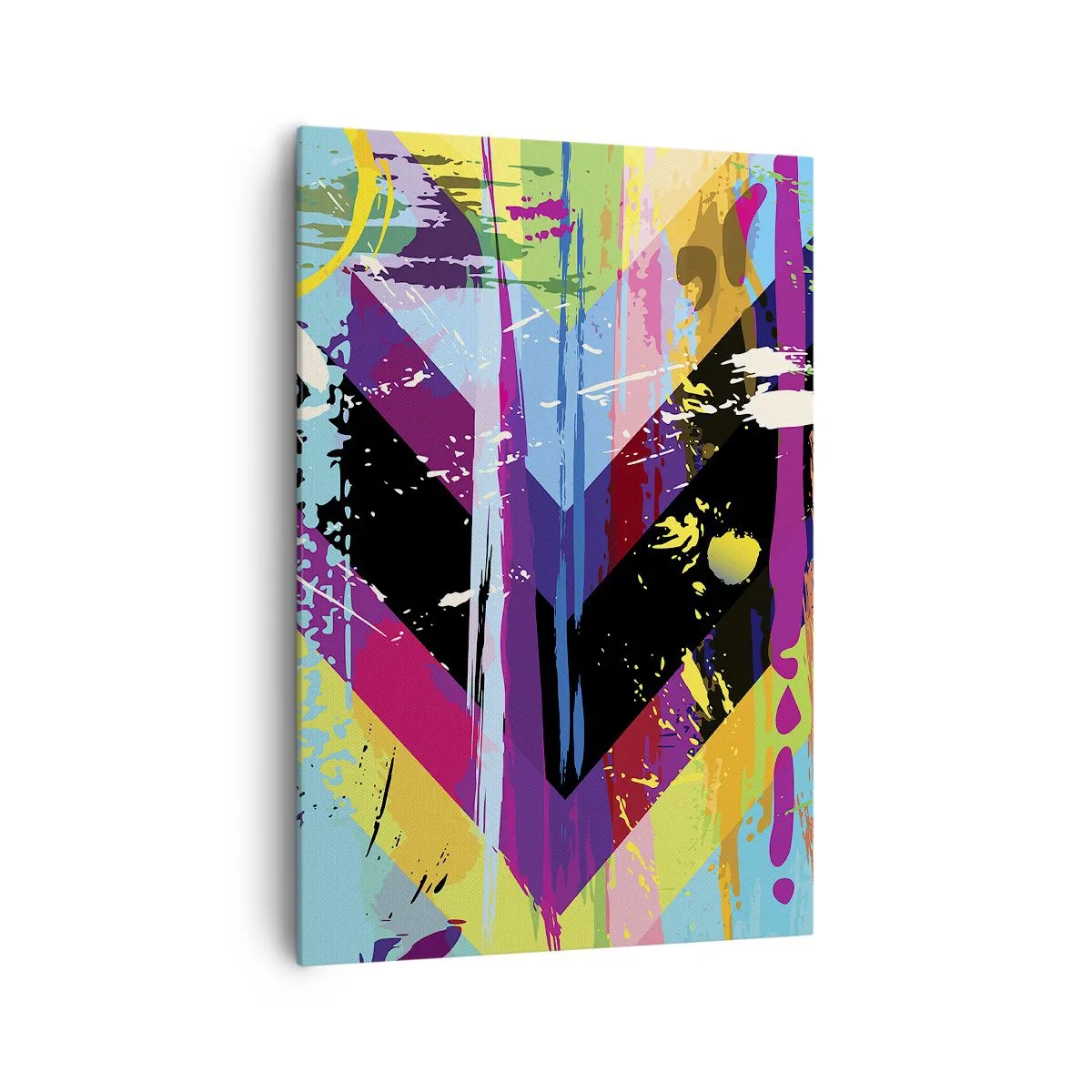 Schilderen op canvas - Van boven naar beneden - 70x100 cm
