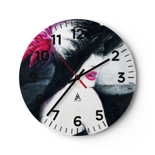 Wandklok - Klok - Altijd een geheim - 40x40 cm