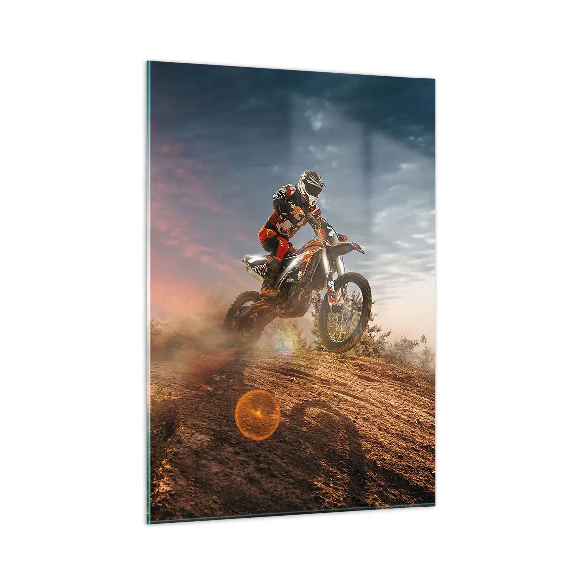 Schilderen op glas - Voor overwinning - 50x70 cm